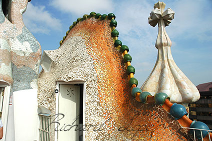 Gaudi's Roof - Architecture photography
