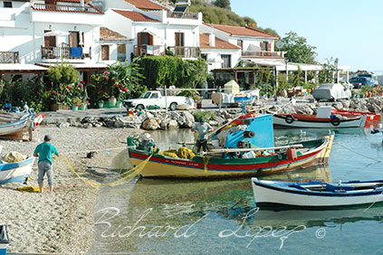 Greek Fishing Boats - Boats photography